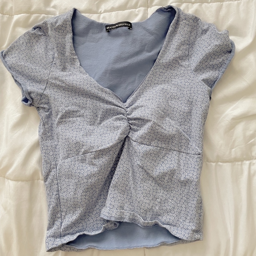 Brandy Melville Blue Gina Top